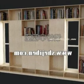 Home Wall Bookcase Furniture 3d model