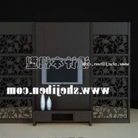 Carving Screen Partition Backwall 3d model
