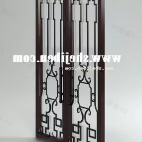 European Antique Door 3d model