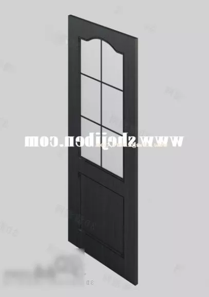Decorative Circle Gothic Window 3d model