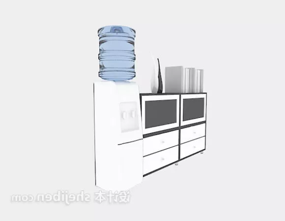 Water Dispenser With Stand 3d model