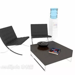 Water Dispenser Office Furniture 3d model