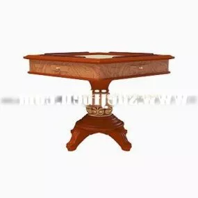 Casino Mahjong Table Classic Style 3d model