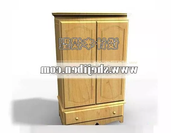 Market Display Product Cabinet 3d model