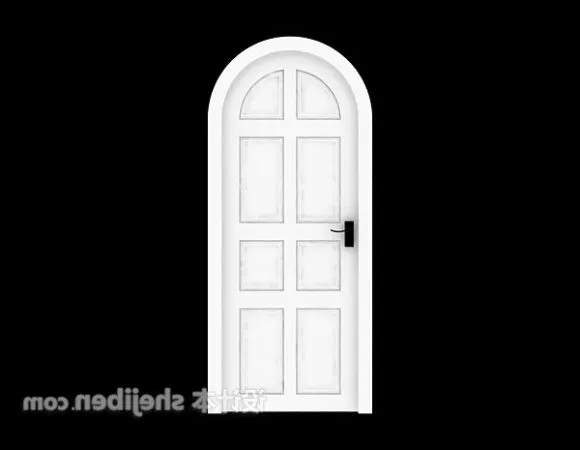 Simple Door Thin Frame 3d model