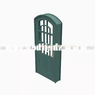 European Classic Gate Fence Component 3d model