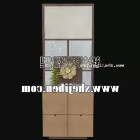 Entrance Shoes Cabinet 3d model