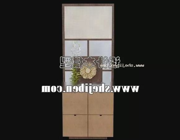 Mail Postbox Cabinet 3d model