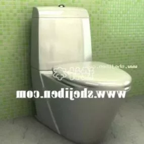 Toilet Smooth Shape 3d model