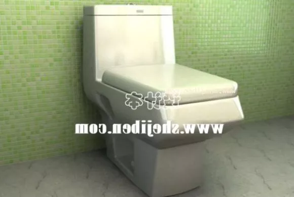 Bathroom With Sink And Counter Top Tube Frame 3d model