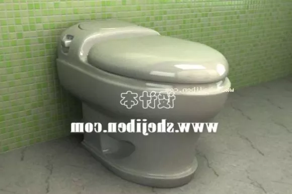 The Toilet Smooth Cap 3d model The Toilet Smooth Cap 3d model