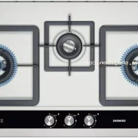 Siemens Gas Stove Three Stoves 3d model
