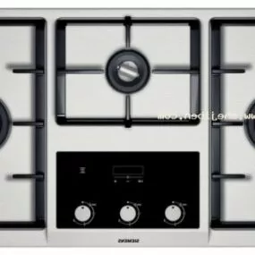Kitchen Siemens Large Gas Stove 3d model