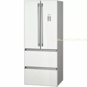 Siemens Kitchen Refrigerator White Color 3d model
