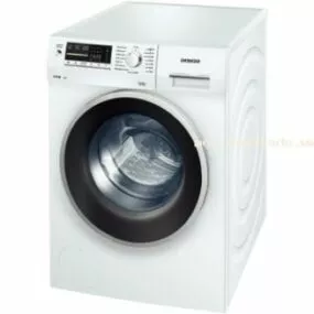 Siemens Washing Machine With Lcd Control 3d model