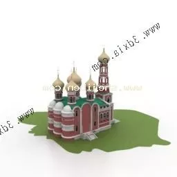 Moscow Castle Building Classic Architecture 3d model