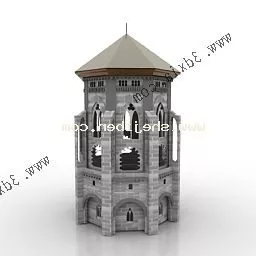 Rock Castle Tower Building 3d model