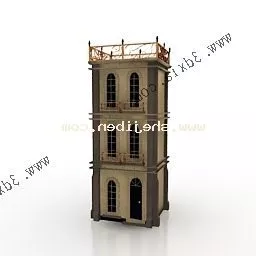 European Townhouse V1 3d model