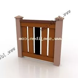 Ancient Old Chinese Gate 3d model