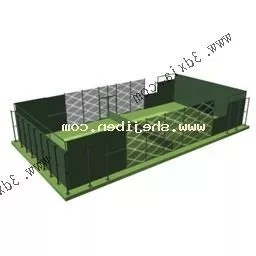 Ancient Old Chinese Gate 3d model