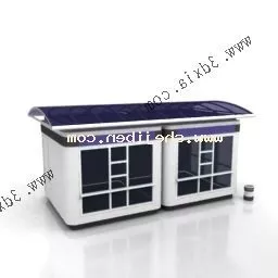 Portable Station Building 3d model
