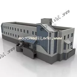 Outdoor Iron Swing 3d model
