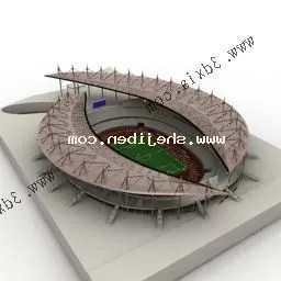 Olympic Stadium Modern Architecture 3d model