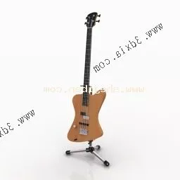 Electric Guitar On Stand 3d model