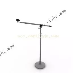 Microphone On Stand Instrument 3d model
