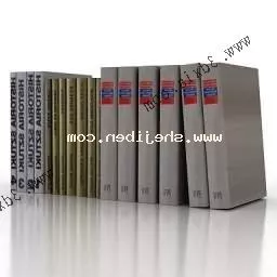 Stack Of Book On Floor 3d model