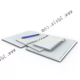 Notebook Various Sizes 3d model