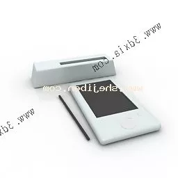 Office Accessories Pen With Book 3d model