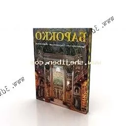 Story Book With Cover 3d model