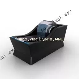 Office Accessories Black Holder 3d model