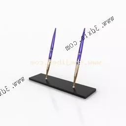 Pen On Stand 3d model