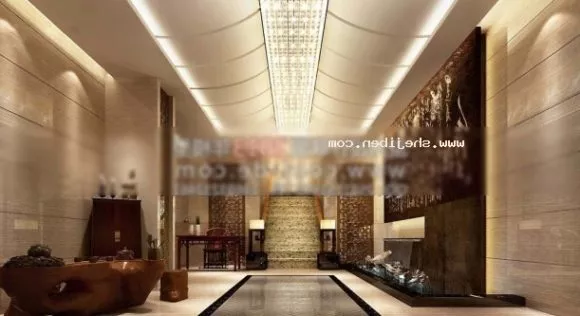 Culture Palace Architecture Design 3d model