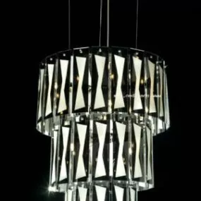 Modern Glass Art Chandelier 3d model