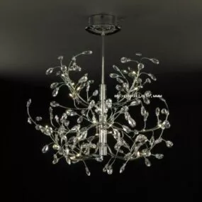 Crystal Ceiling Light Tree Shaped 3d model