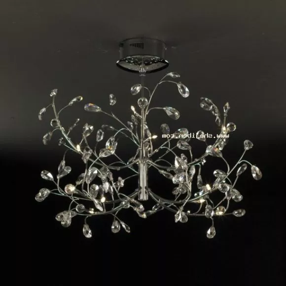 Brass Flush Mount Ceiling Light 3d model