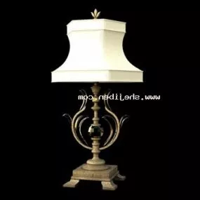 European Table Lamp Vintage Design 3d model