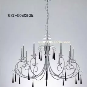 Modern Minimalist Ceiling Chandelier 3d model