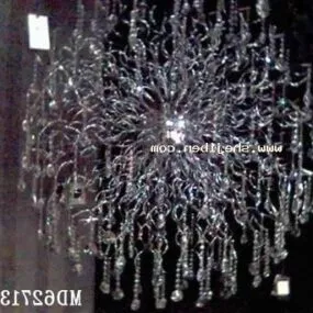 Crystal Chandelier Modern Minimalist 3d model