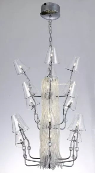 Art Deco Chandelier Fixtures 3d model