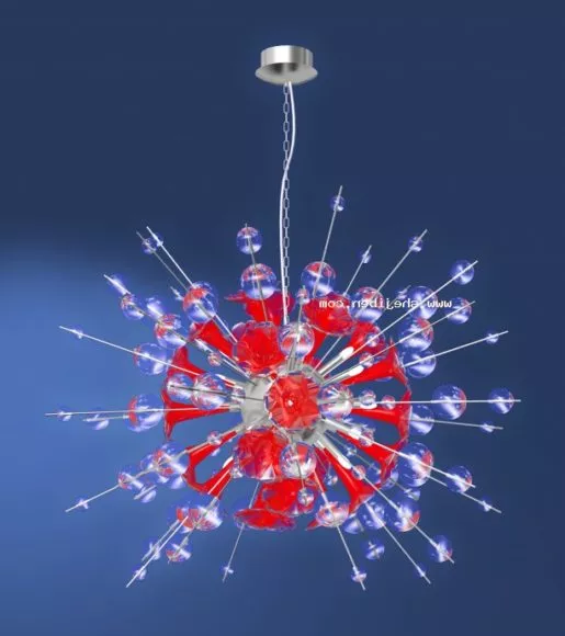 Classic Pool Table Lights 3d model