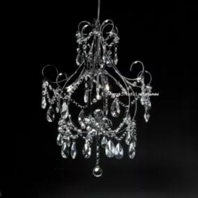 European Luxurious Crystal Chandelier 3d model