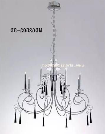 Chrome Chandeliers For Dining Room 3d model