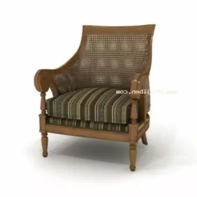 European Armchair Vintage 3d model
