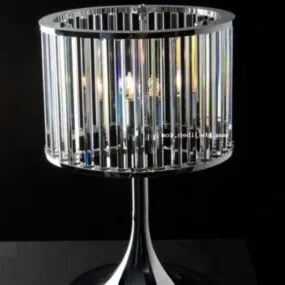 Glass Table Lamp 3d model