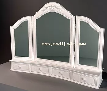 Office Cubicle Working Space 3d model