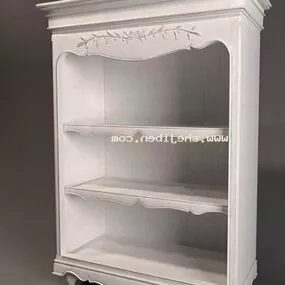 European Vintage Shoes Cabinet Furniture 3d model